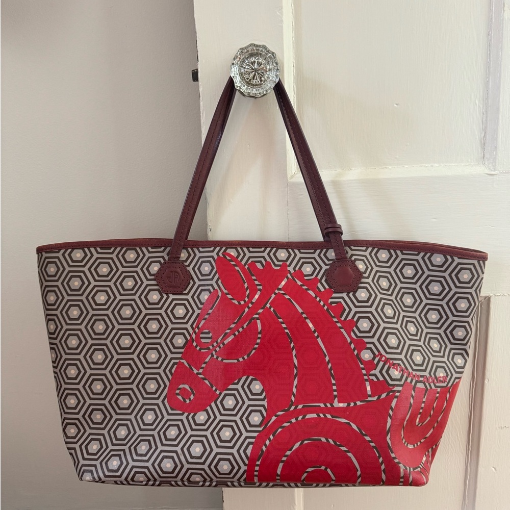 Vintage Jonathan Adler Horse Tote